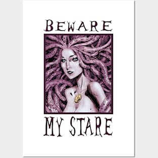 Medusa - Beware My Stare Posters and Art